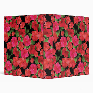 Impatiens Flowers Binder