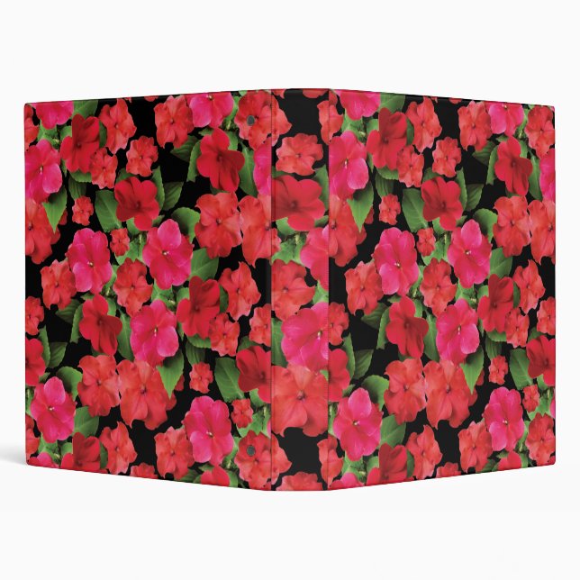 Impatiens Flowers Binder (Background)