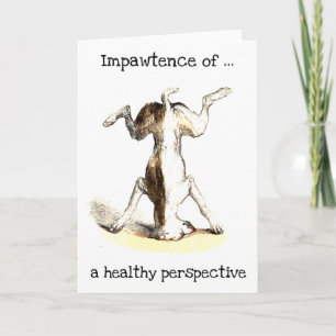 Impawtance d'une carte de voeux saine perspective