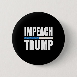 Impeach 45 Anti Trump He Is Not My President 2 Inch Round Button