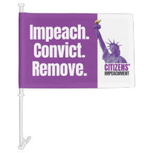 Impeach Convict Remove Car Flag