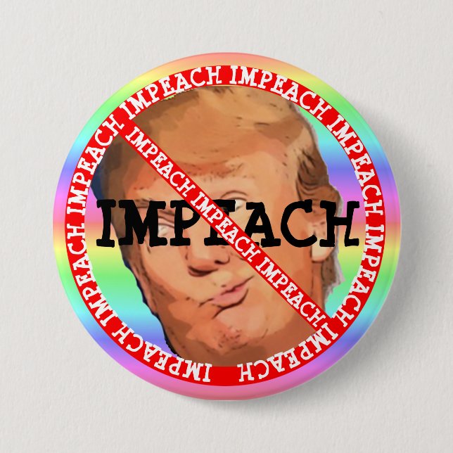 Impeach Donald Trump  Button (Front)