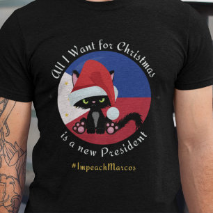 Impeach Marcos Christmas Tee Protest Corruption