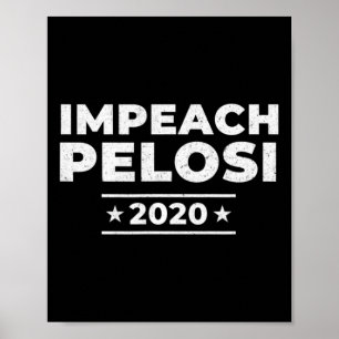 Impeach Nancy Pelosi Pro Trump Shifty Schiff Ukrai Poster