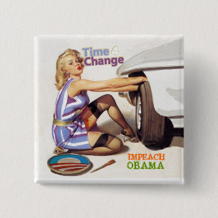 Impeach Obama 2 Inch Square Button