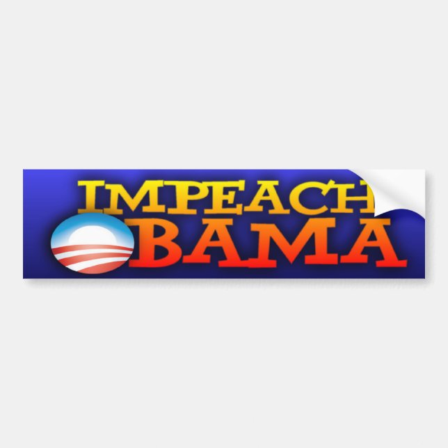 Impeach Obama Bumper Sticker (Front)