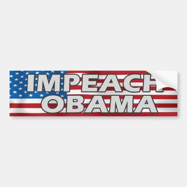 Impeach Obama Bumper Sticker (Front)