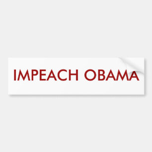Impeach Obama Bumper Sticker