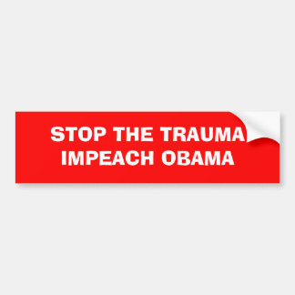 IMPEACH OBAMA BUMPER STICKER