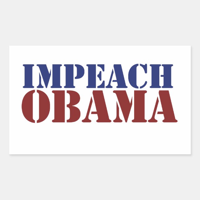 Impeach Obama Sticker (Front)