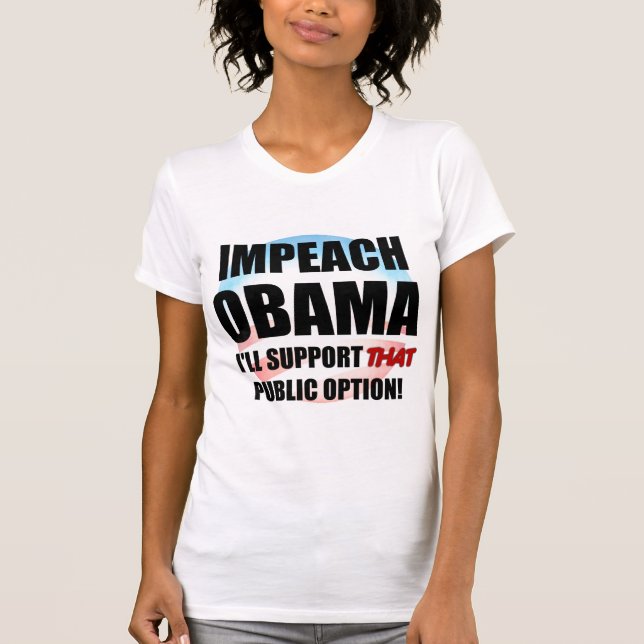 Impeach Obama T-Shirt (Front)