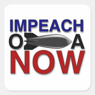 Impeach "oBOMBa" Obama Square Sticker