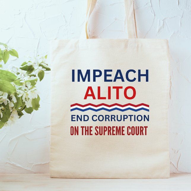 Impeach Samuel Alito Supreme Court Justice Tote Bag (Creator Uploaded)
