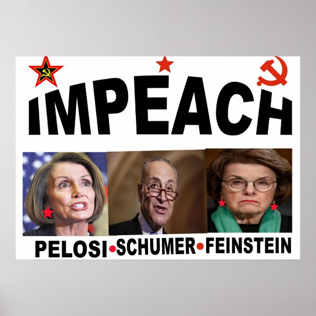 IMPEACH SOCIALIST DEMOCRATS POSTER (Front)