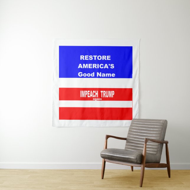 Impeach Tapestry (In Situ)