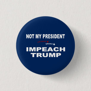 Impeach Trump 1 Inch Round Button