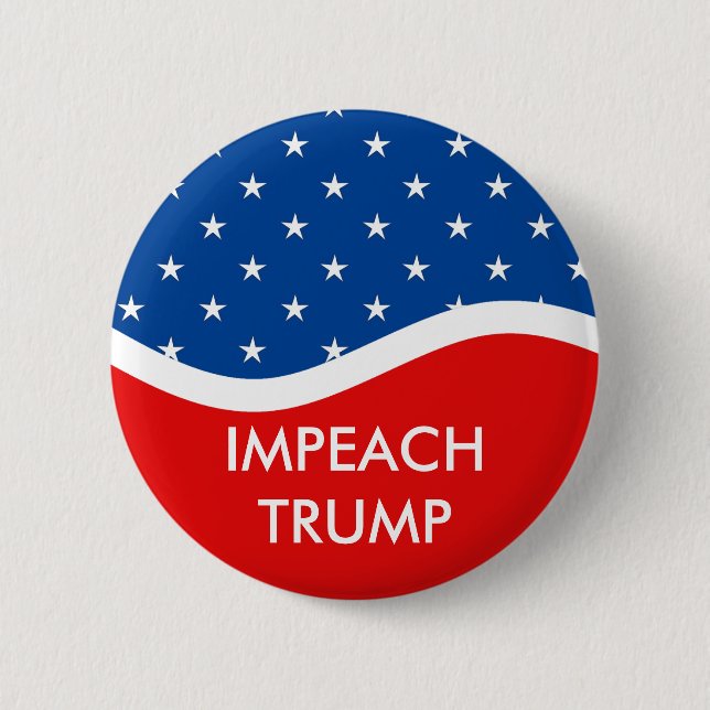 Impeach Trump 2 Inch Round Button (Front)