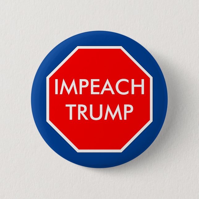 Impeach Trump 2 Inch Round Button (Front)