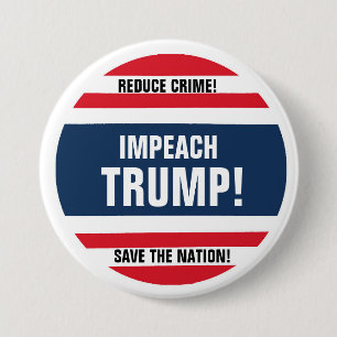 Impeach Trump! 3 Inch Round Button