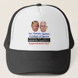 Impeach Trump and Pence Trucker Hat
