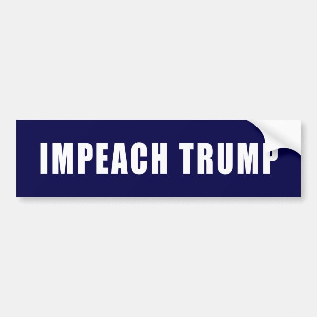 IMPEACH TRUMP BUMPER STICKER (Front)
