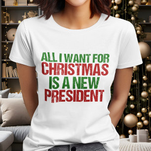 Impeach Trump Funny All I Want For Christmas T-Shirt