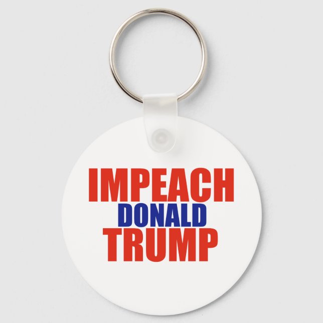 Impeach Trump Keychain (Front)
