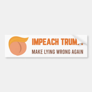 Impeach Trump - Make Lying Wrong Again Bumper Sticker