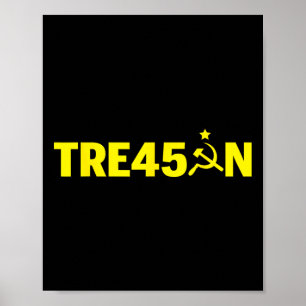 Impeach Trump Treason Russian Gop Party Poster