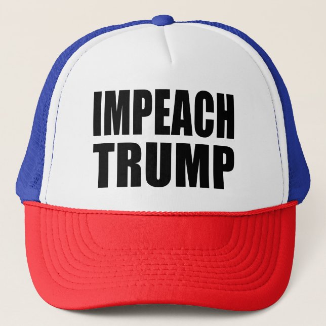 "IMPEACH TRUMP" TRUCKER HAT (Front)