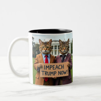 Impeach Trump  Two-Tone Coffee Mug