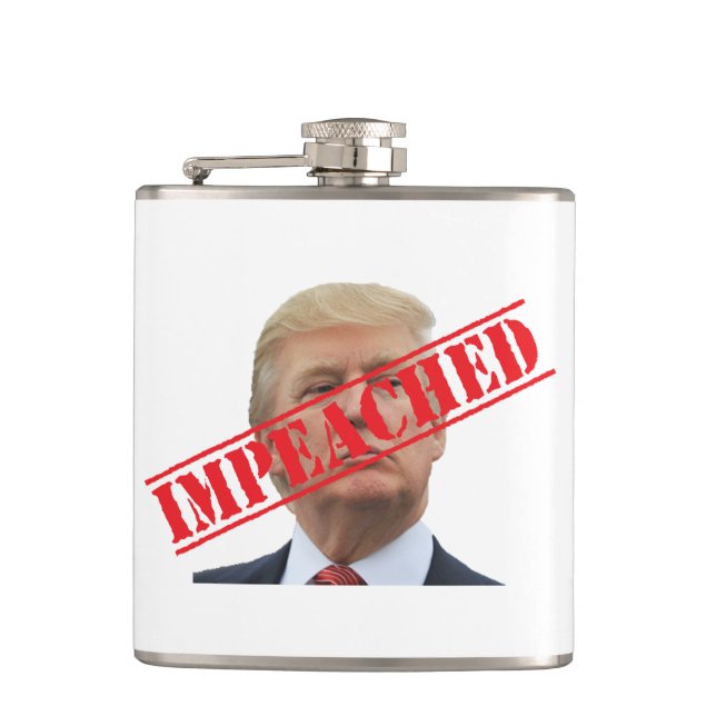 Impeached Hip Flask (Front)