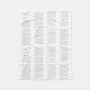 Impeachment Articles Fleece Blanket