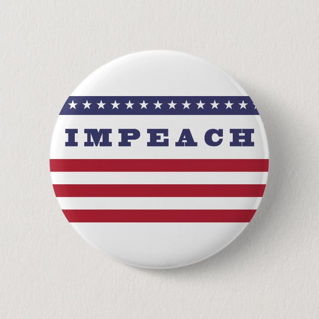 Impeachment Flag 2 Inch Round Button (Front)