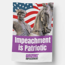 Impeachment is Patriotic House Flag
