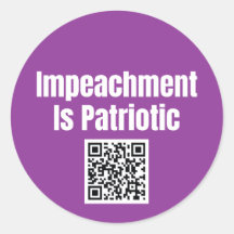 Impeachment is Patriotic Sticker Sheet