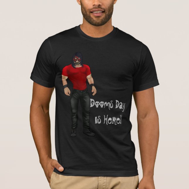 Impending Doom - Wresting Player T-shirt. T-Shirt (Front)