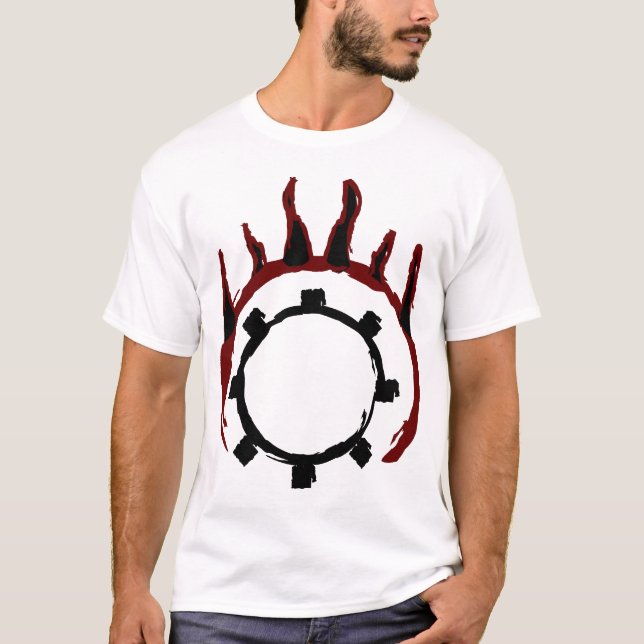 Imperfect Dharma Wheel T-Shirt (Front)