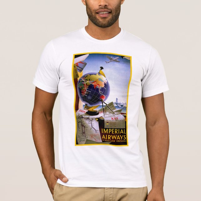 Imperial Airways Globe T-Shirt (Front)