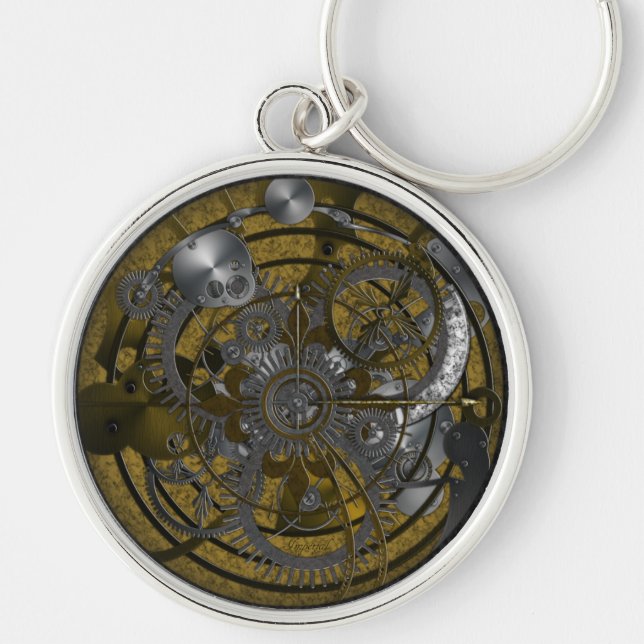 Imperial Clock Keychain (Front)