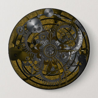Imperial Clock Keychain 4 Inch Round Button