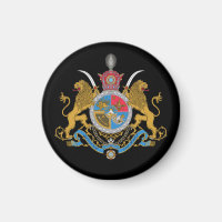 Imperial Coat of Arms of Iran (1925-1979) Magnet