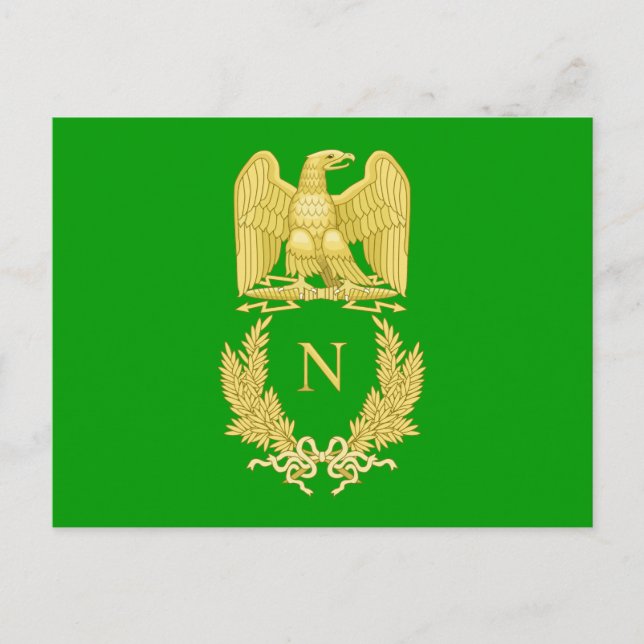 Imperial Emblem of Napoleon I postcard (Front)