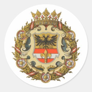 Imperial Free City of Triest Classic Round Sticker
