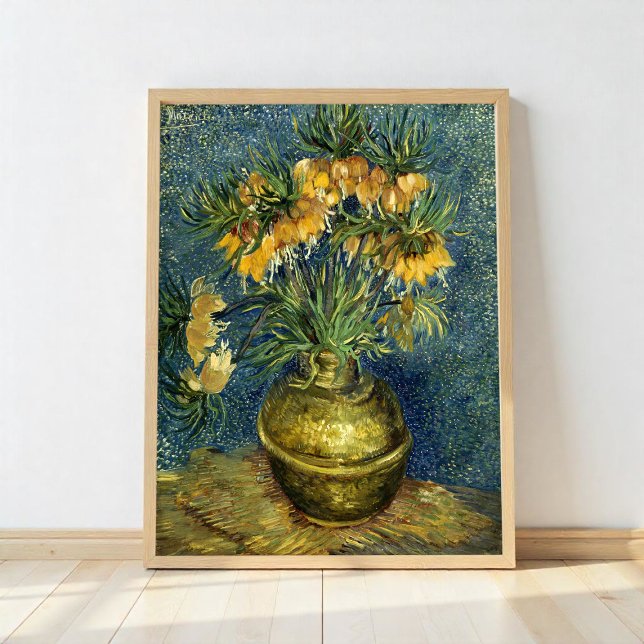 Imperial Fritillaries in a Copper Vase Poster (Creator Uploaded)