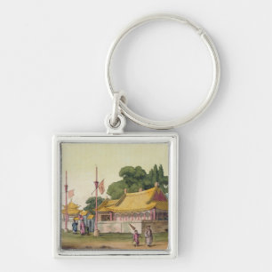 Imperial Palace, Tokyo, plate 54 from 'Le Costume Keychain
