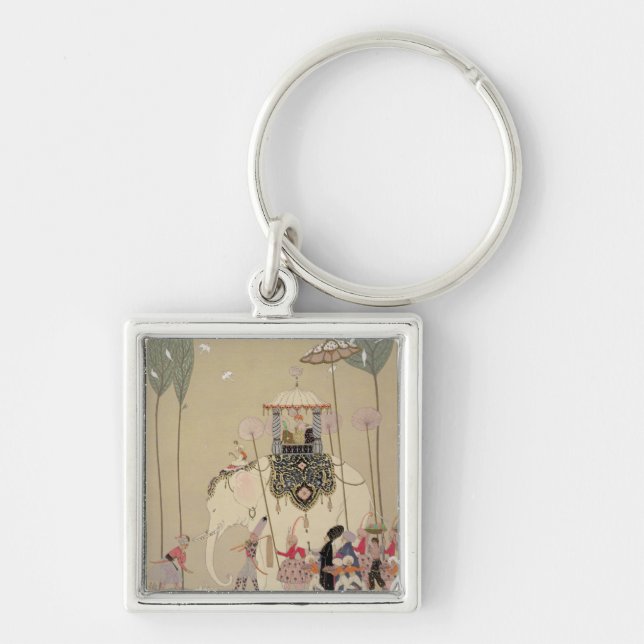 Imperial Procession (colour litho) Keychain (Front)