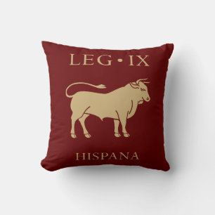 Imperial Roman Army - Legio IX Hispana Throw Pillow