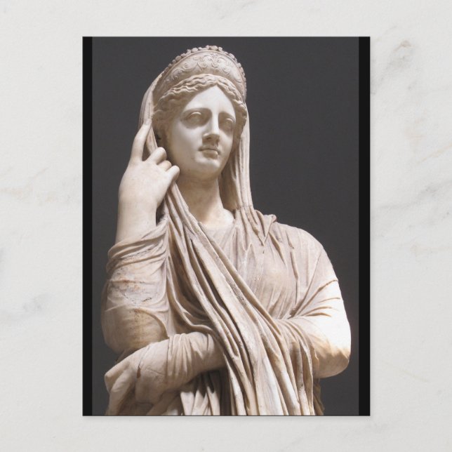Imperial Roman women - statue Postcard (Front)