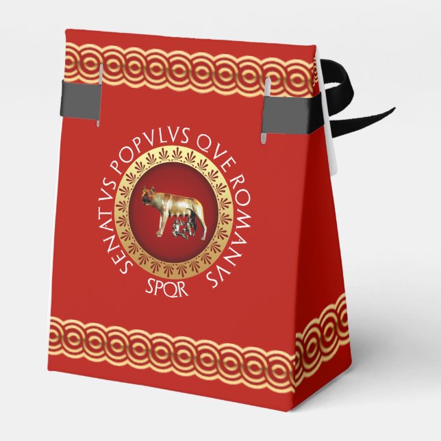 Imperial Rome Favor Box (Back Side)